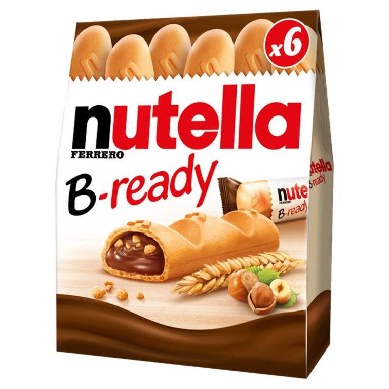 Nutella B-Ready 6pk T6 (6 x 22g) (HS) (B)