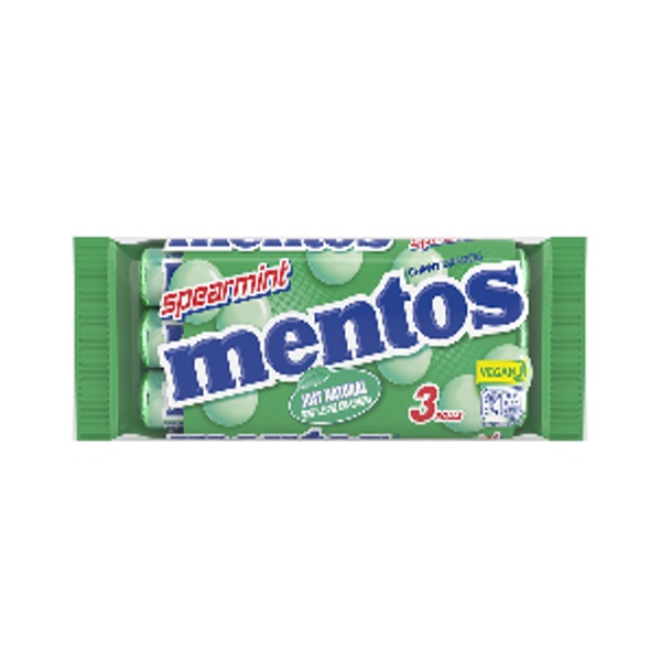 DUNIYA | Mentos Rolls 3pk Spearmint (3 x 38g) (B) Thumbnail