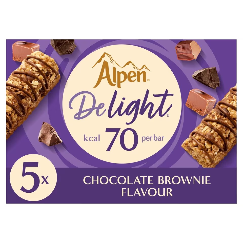 DUNIYA | Alpen Delight Bars Chocolate Brownie 5pk (5 x 19g) 95g Thumbnail