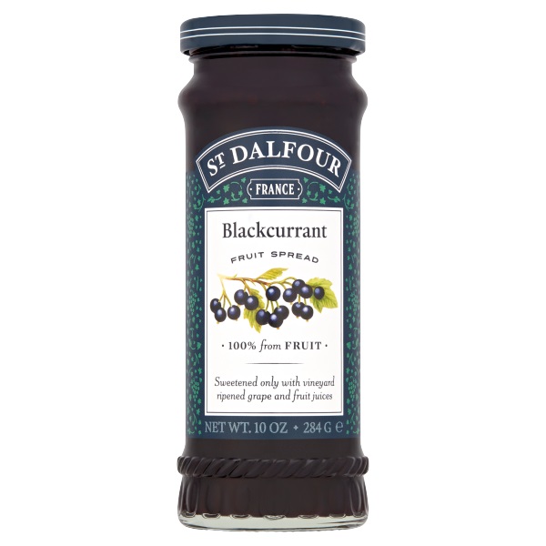 St Dalfour Blackcurrant Fruit Spread 284g