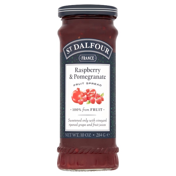 DUNIYA | St Dalfour Raspberry & Pomegranate Fruit Spread 284g Thumbnail