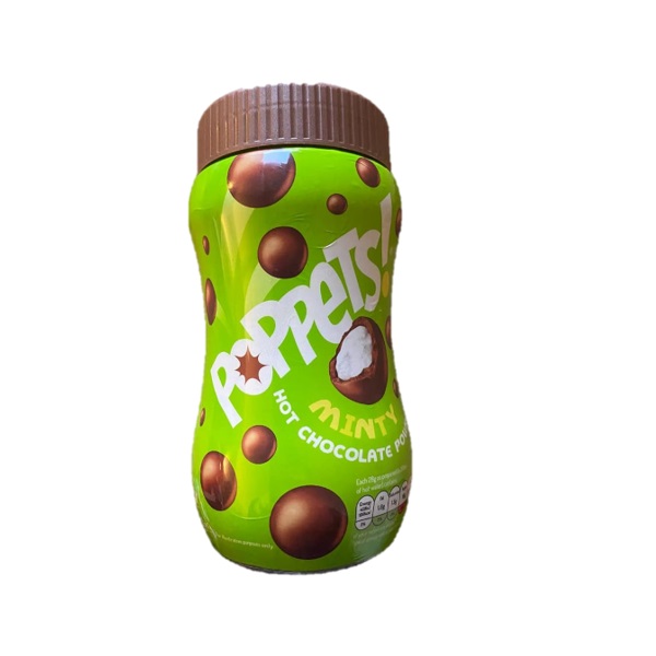 Poppets Hot Chocolate Powder Mint Tub 300g