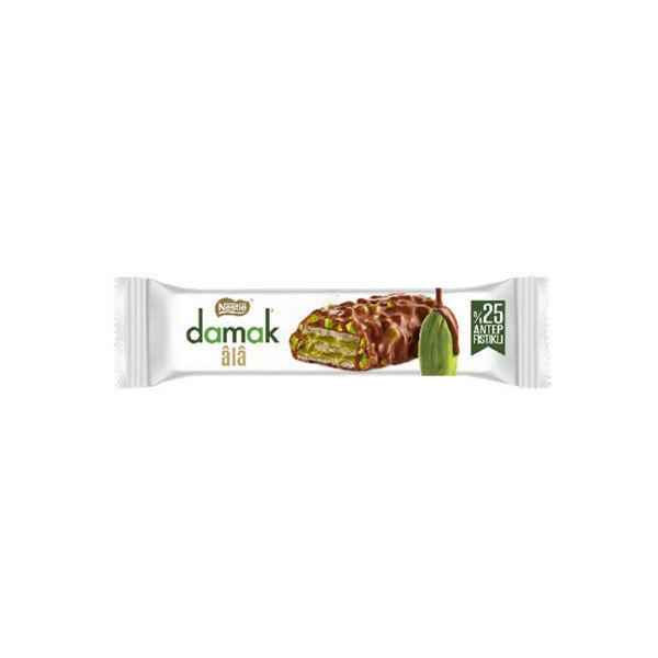 Nestle Damak Ala Chocolate Wafer & Pistachio 30g