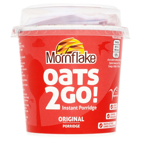 DUNIYA | Mornflake Oats 2Go Porridge Pots Original 53g Thumbnail