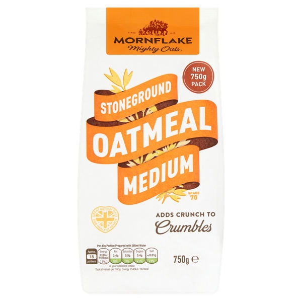 Mornflake Medium Oatmeal Bag 750g