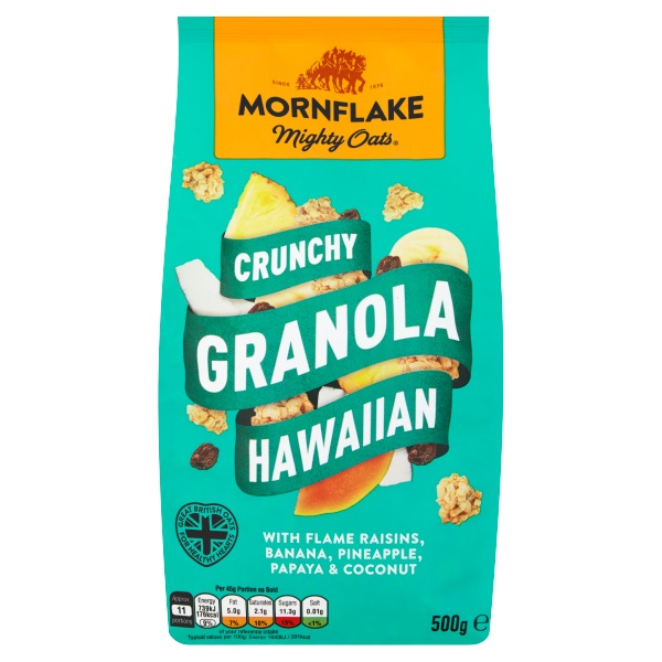 Mornflake Hawaiian Pinea & Banana & Raisin Bag 500g