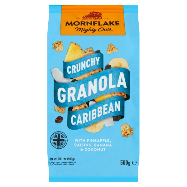 Mornflake Crunchy Granola Caribbean Bag 500g