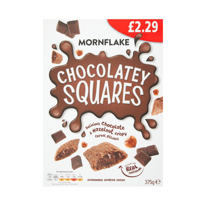 DUNIYA | Mornflake Chocolate Squares PM £2.49 375g Thumbnail