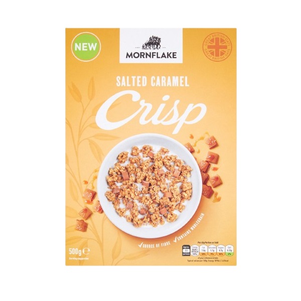 Mornflake Salted Caramel Crisp 500g