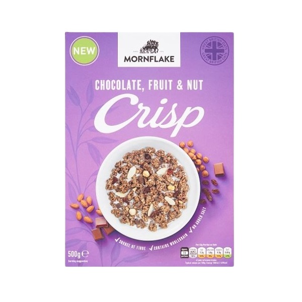 Mornflake Choc Fruit & Nut Crisp 500g 