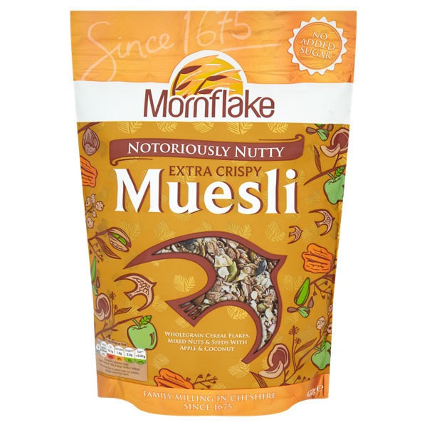 DUNIYA | Mornflake Extra Crispy Notoriously Nutty Muesli 650g Thumbnail