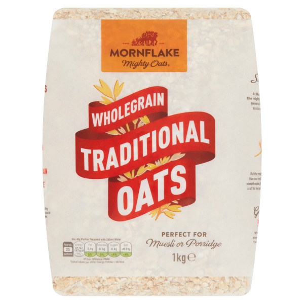 Mornflake Traditional Porridge Oats 1kg