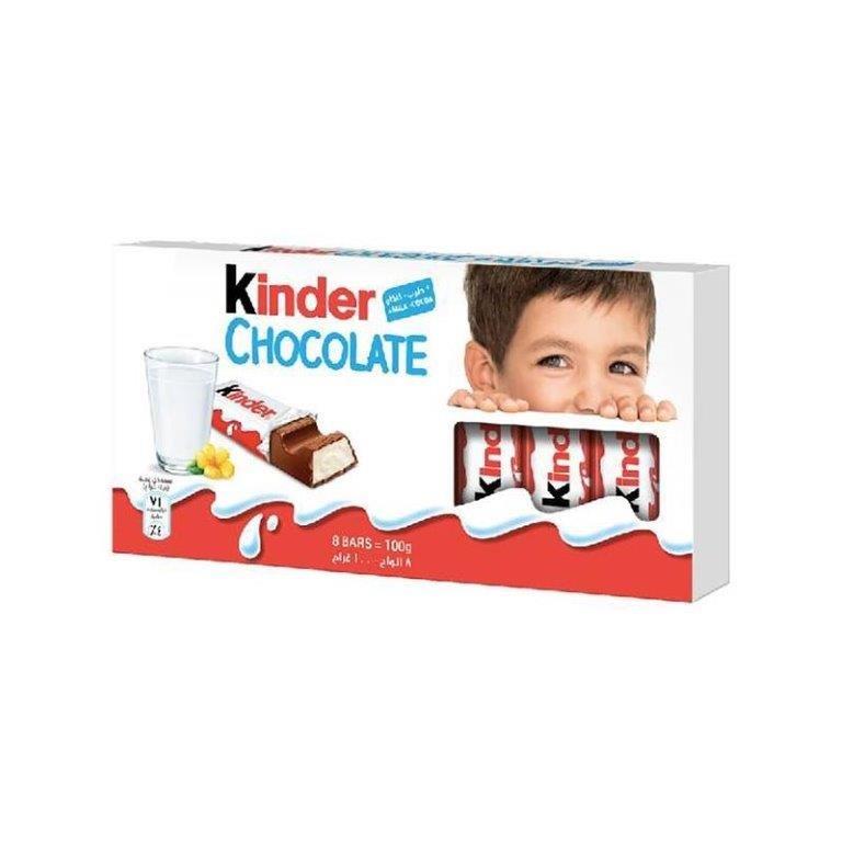 Kinder Chocolate Bars T8 100g