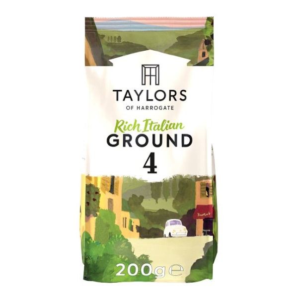 Taylors Rich Italian Ground Coffee 200g (HS)