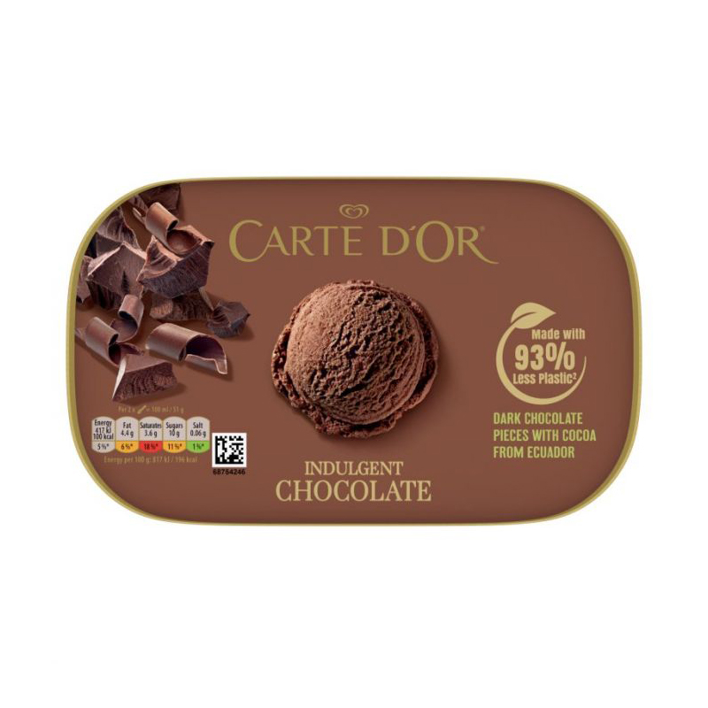 Carte D Or Chocolate RFA Ice Cream 900ml