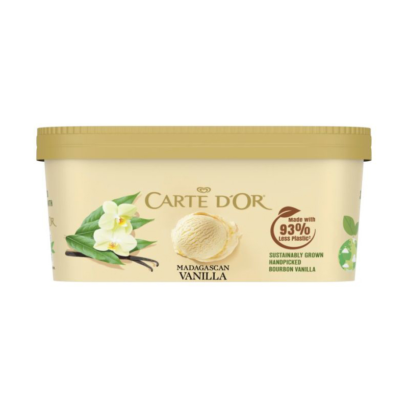 Carte D Or Madagascan Vanilla RFA Ice Cream 900ml