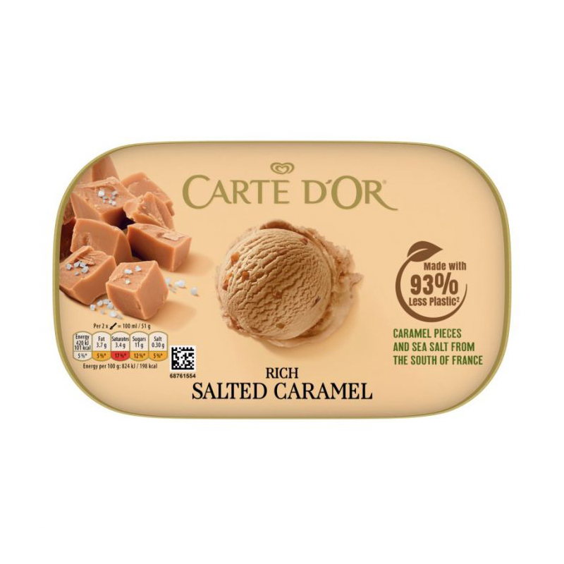 Carte D Or Salted Caramel Ice Cream 900ml