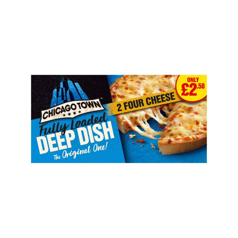 Chicago Town Deep Dish Four Cheese 286g PM £2.50