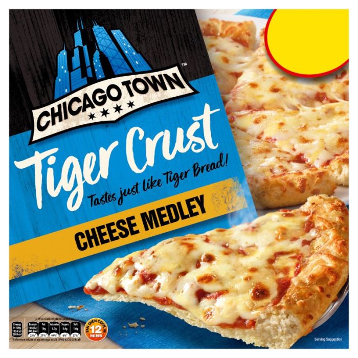 Chicago Town Tiger Crust Cheese Medley 305g PM £3.50