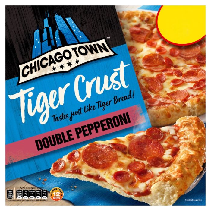 Chicago Town Tiger Crust Pepperoni 320g PM £3.50