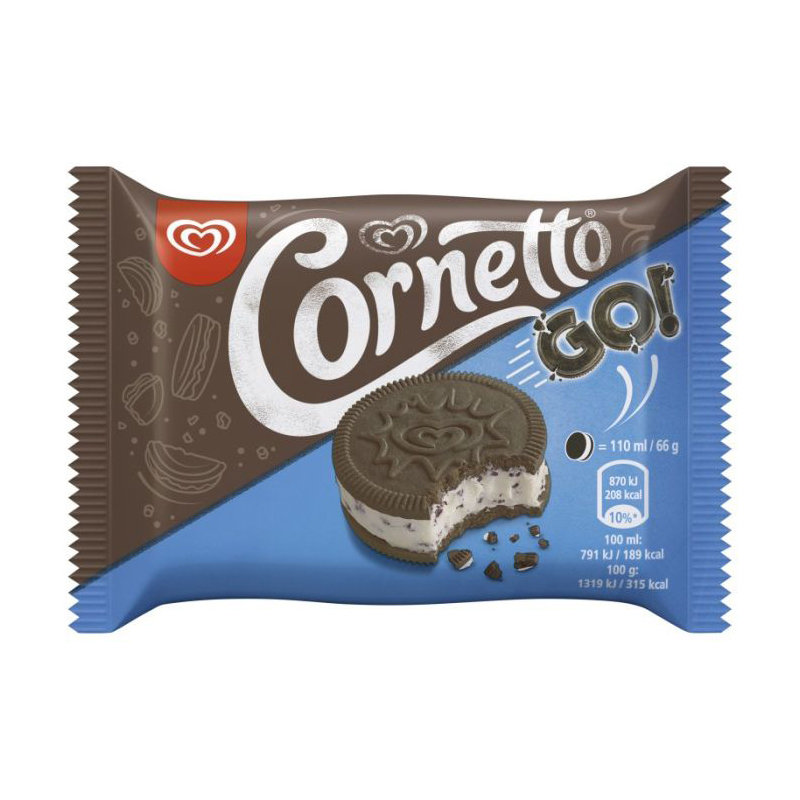 Cornetto Go Cookies and Cream 110ml 