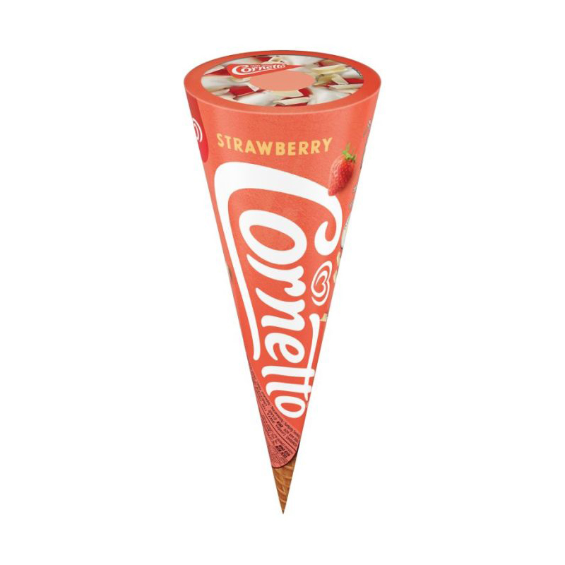 Cornetto Strawberry Ice Cream Cone 120ml