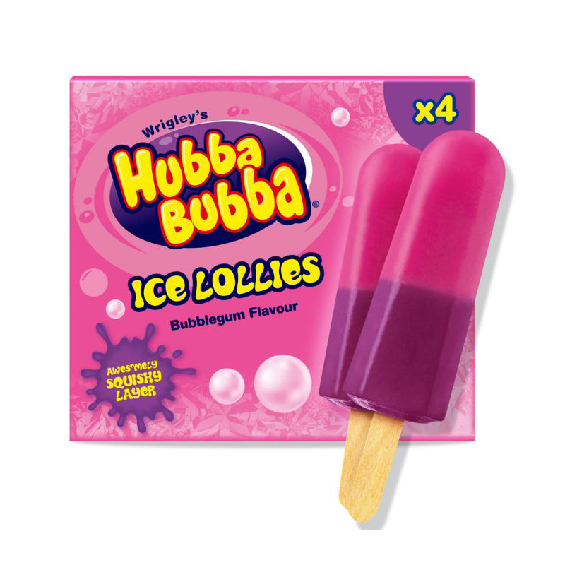 DUNIYA | Hubba Bubba Bubblegum Ice Lolly 4pk Thumbnail