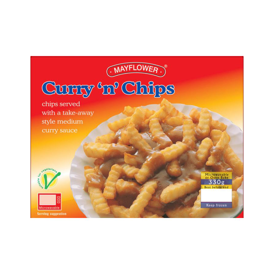 Mayflower Curry n Chips 330g