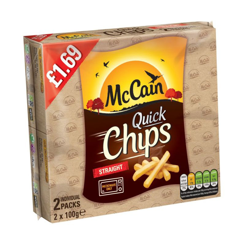 McCain 2pk Quick Chips 200g