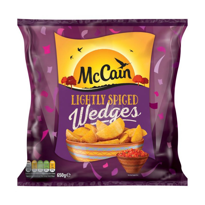 McCain Lightly Spiced Wedges 650g