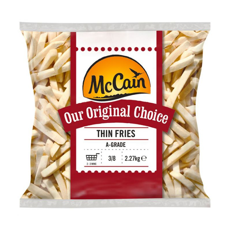 McCain Thin Straight Cut Chips 2.27kg