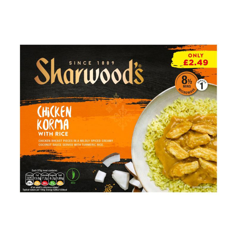 DUNIYA | Sharwoods Chicken Korma 375g PM £2.49 Thumbnail