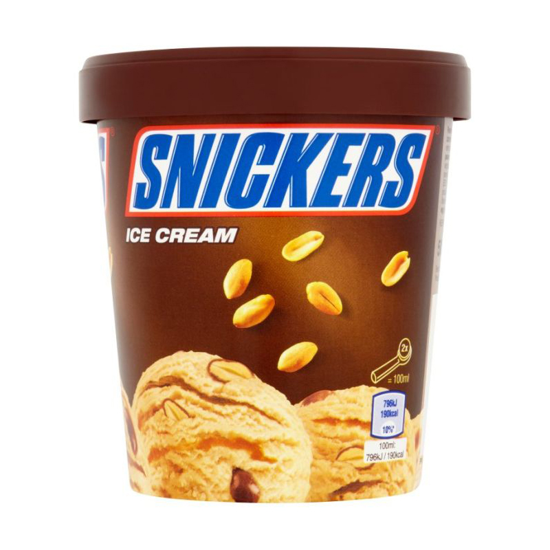 Snickers Ice Cream Tub 500ml