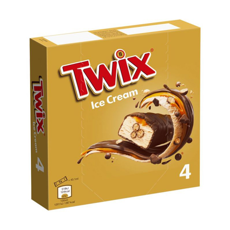 DUNIYA | Twix Ice Cream Bars 4pk Thumbnail