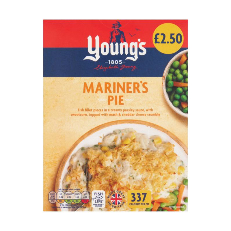 Youngs Mariners Pie 300g PM £2.50