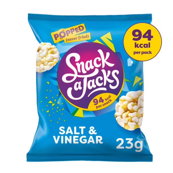 Snack a Jacks Salt & Vinegar Rice Cakes 23g