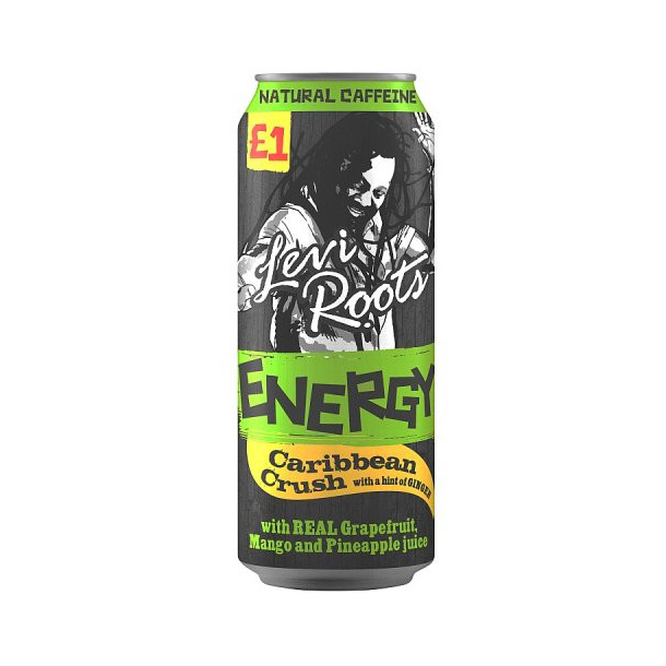 Levi Roots Caribbean Crush Energy Can PM £1 500ml