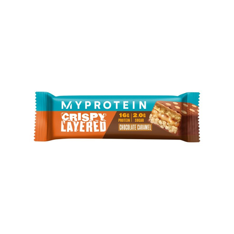 Myprotein Crispy Layered Bar Chocolate Caramel 60g (HS)