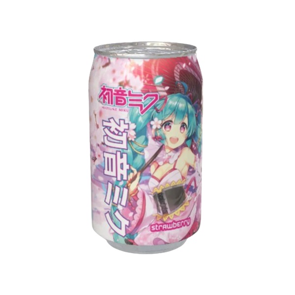 DUNIYA | Kawaji Hatsune Miku Strawberry Flavour Soda 330ml Thumbnail