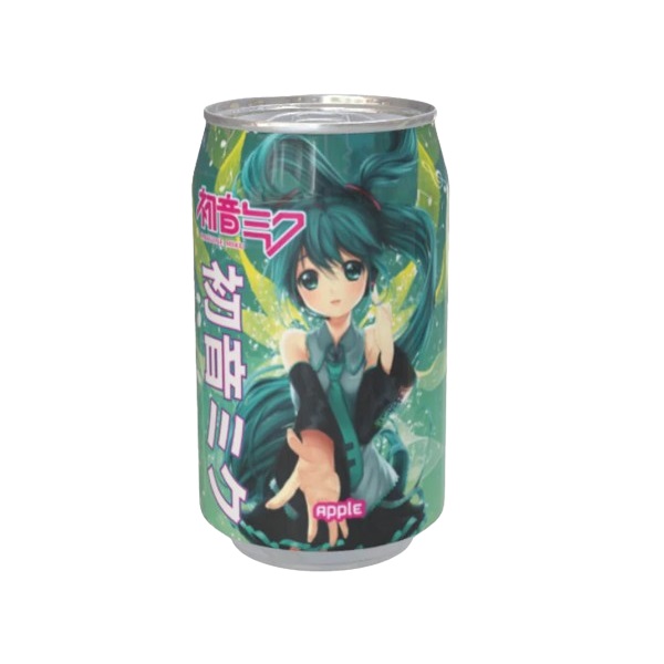 Kawaji Hatsune Miku Apple Flavour Soda 330ml