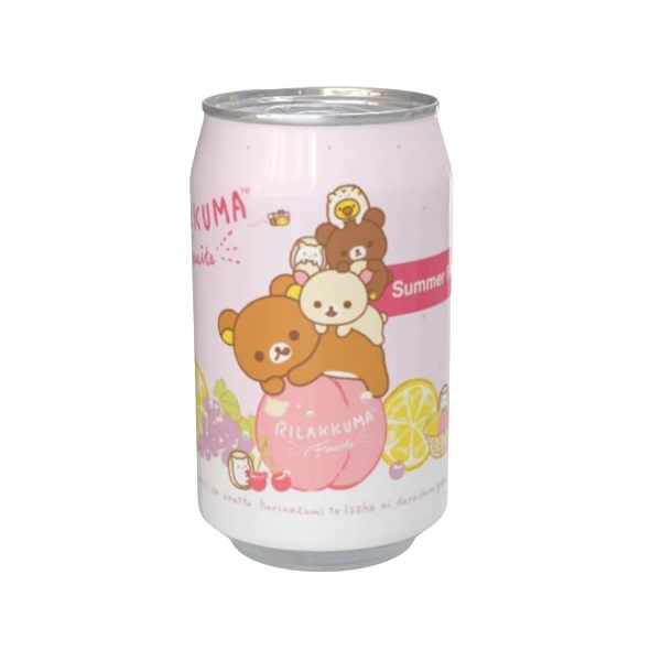 DUNIYA | Kawaji Rilakkuma Summer Fruits Flavour Soda 330ml Thumbnail