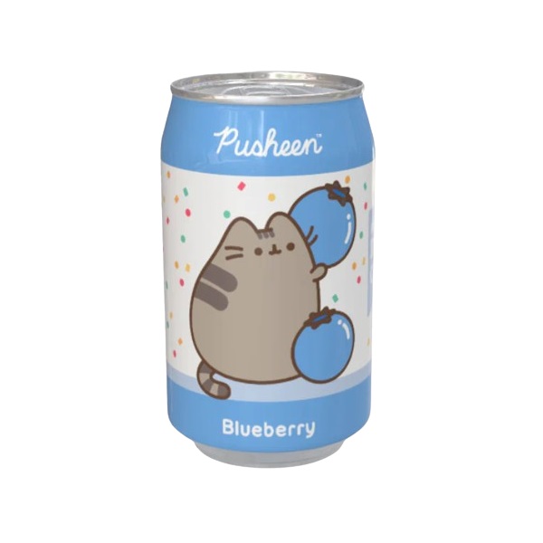 Kawaji Pusheen Blueberry Flavour Soda 330ml