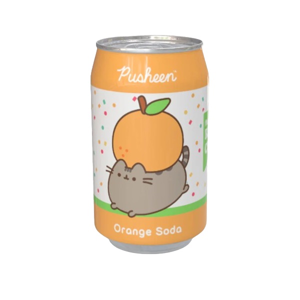 Kawaji Pusheen Orange Flavour Soda 330ml