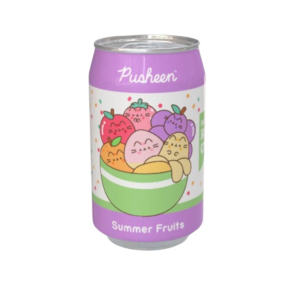 Kawaji Pusheen Summer Fruits Flavour Soda 330ml