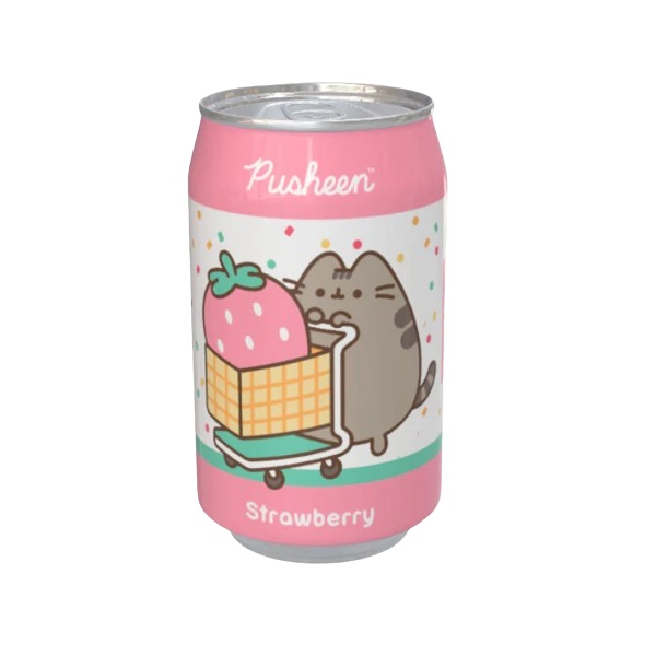 DUNIYA | Kawaji Pusheen Strawberry Flavour Soda 330ml Thumbnail