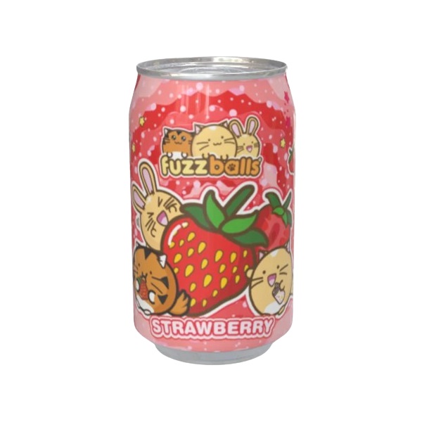 Kawaji Fuzzballs Strawberry Flavour Soda 330ml