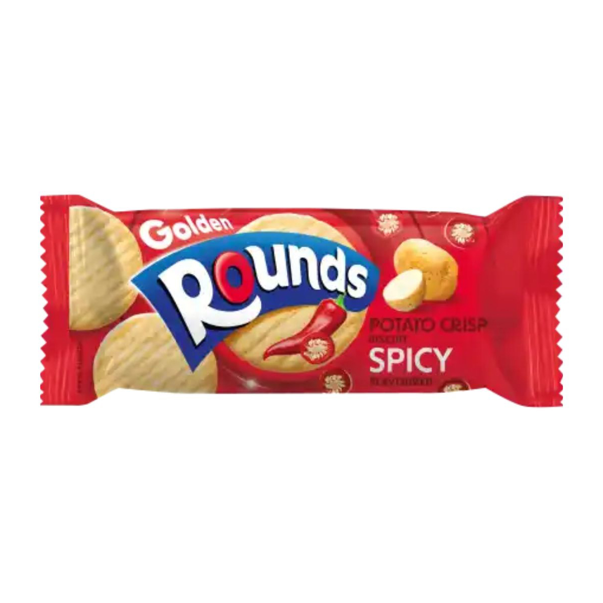 Golden Rounds Potato Crisp Biscuit Spicy 80g