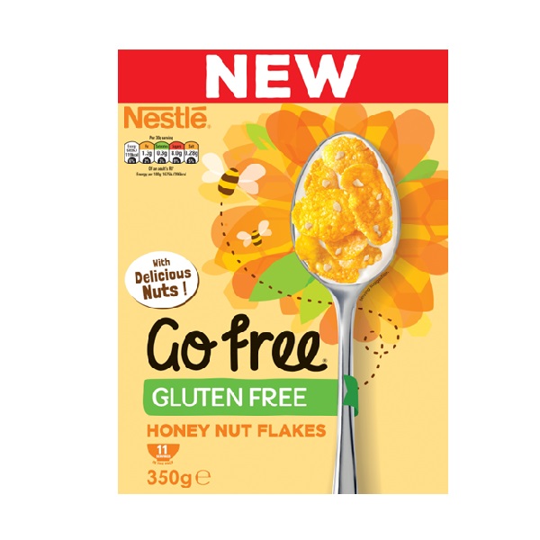 Nestle Go Gluten Free Honey Nut Flakes 350g