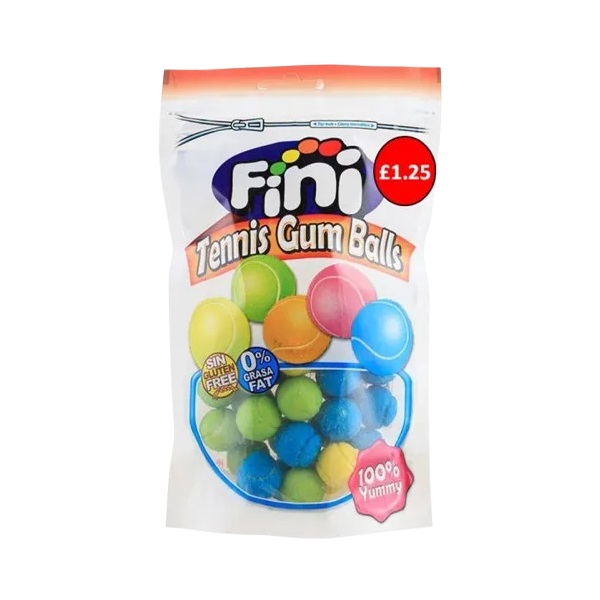 Fini Tennis Gum Balls Doy PM £1.25 140g