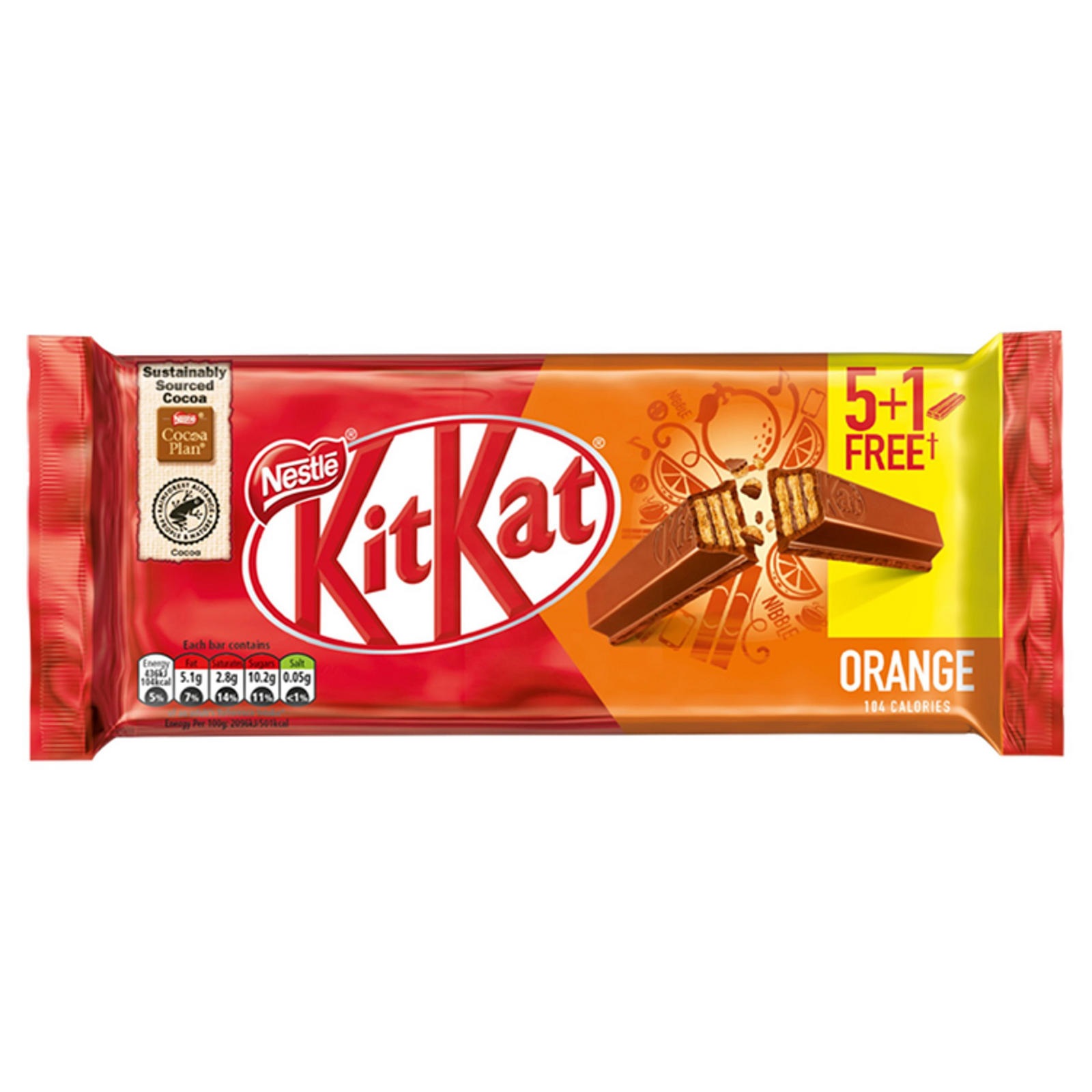 KitKat 2 Finger Orange 5pk (5 x 20.7g)